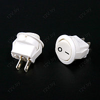 Переключатель клавишный SMRS-101-2C3-W/W (3A, 250VAC/6А, 125VAC) [S]