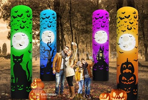 Аэроколонны в стиле Halloween
