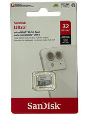 Карта памяти MicroSDHC 32GB SanDisk Ultra® UHS-I, Class 10, 100 МБ/с