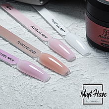 Гель Fluid №01,02,03,04 объем :15мл с кистью, MUST HAVE