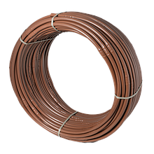 Капельная трубка 16мм с капельницами бухта 100мп коричневая