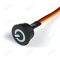 Кнопка сенсорная BTS 24V BLACK ф13 Self-locking [S]