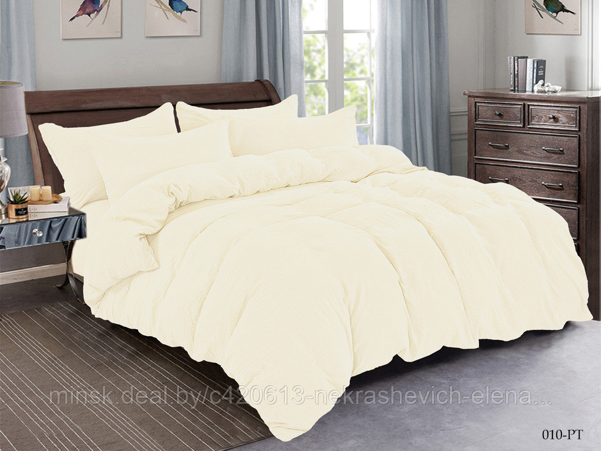 Постельное бельё евро Cleo 15/010-PT