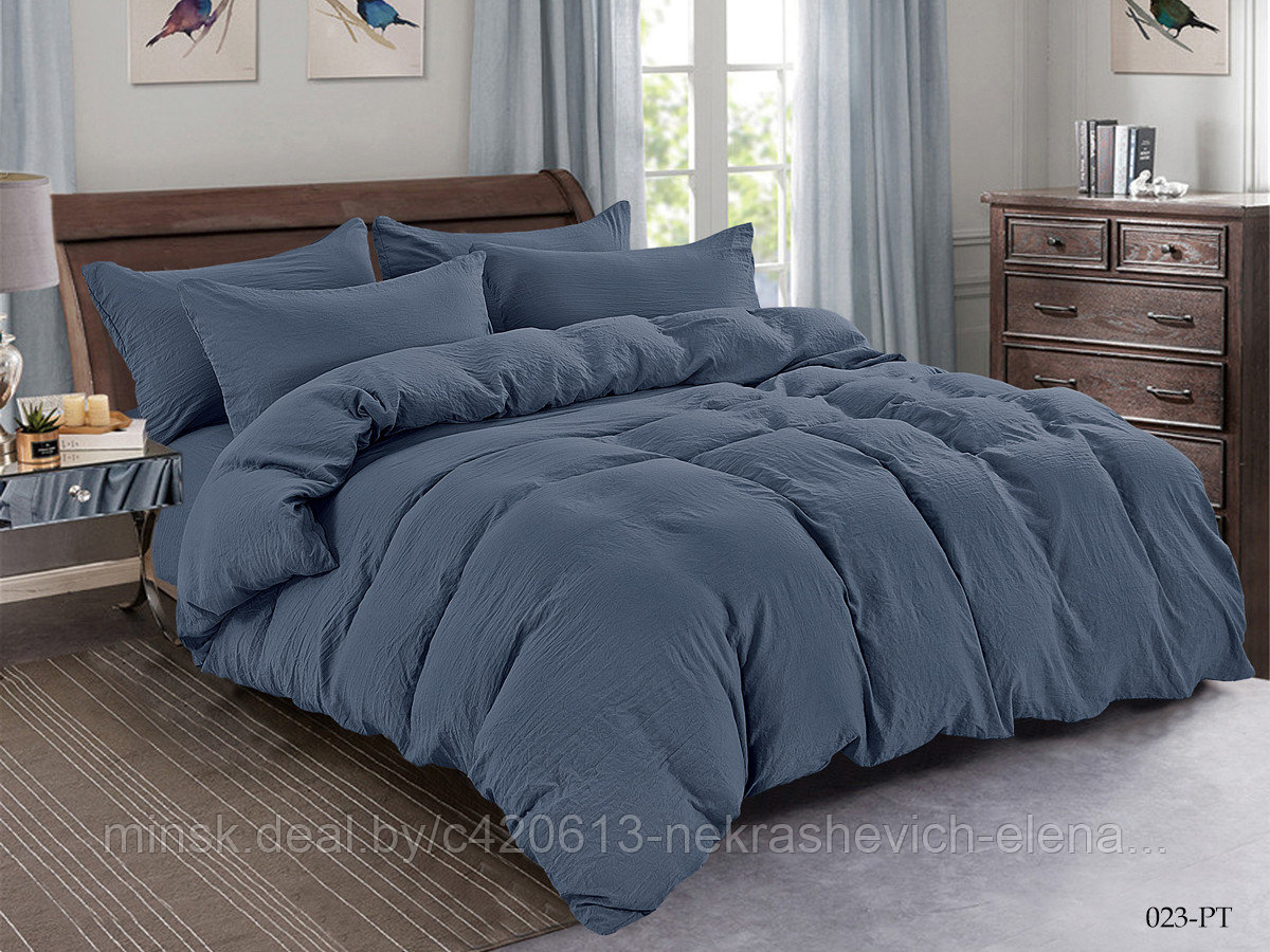 Постельное бельё евро Cleo 15/023-PT