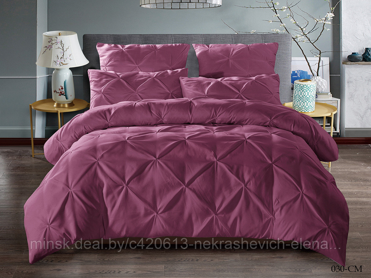 Элитный комплект постельного белья евро Cleo 31/030-CM