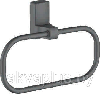 Держатель для полотенца овальный графит Ledeme L30304U