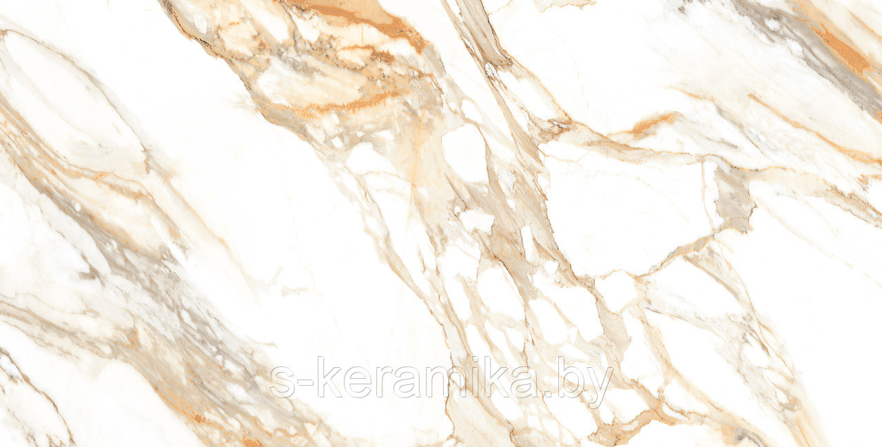 CERALAND КЕРАМОГРАНИТ CALACATTA PAONAZZO 600х1200 Полированный 600х1200