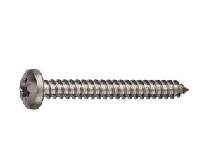 Саморез 4.8х19 мм полусф. головка, острый, нерж.сталь (А2), DIN 7981 (1000 шт в уп.) STARFIX