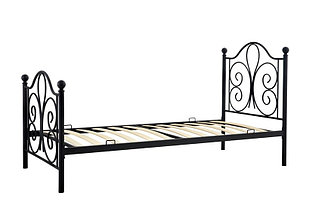 Кровать HALMAR PANAMA черный, 90х200