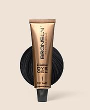 BRONSUN Краска для ресниц и бровей №1, черный, 15мл