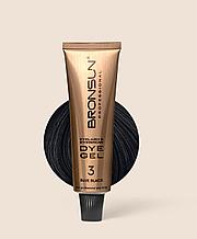 BRONSUN Краска для ресниц и бровей №3, иссиня-чёрный, 15мл