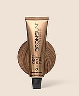 BRONSUN Краска для ресниц и бровей №5, светло-коричневый, 15мл