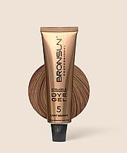 BRONSUN Краска для ресниц и бровей №5, светло-коричневый, 15мл