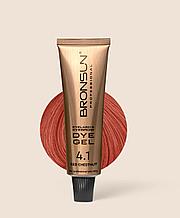 BRONSUN Краска для ресниц и бровей №4.1, медный каштан, 15мл