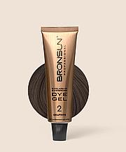 BRONSUN Краска для ресниц и бровей №2, графит, 15мл