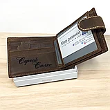 Кошелёк портмоне мужской коричневый L570-208 brown, фото 10