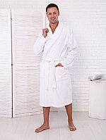 Халат велюр махровый Белый р-р 54 (уценка)