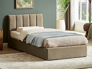 Кровать SIGNAL MONTREAL с подъемн. мех. Velvet Bluvel 28 бежевый, 90х200