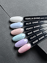 Камуфлирующая экстра-база «Rose,Lilac,Mint,Peach,Blue,Vanilla shine» NailPassion, 10мл