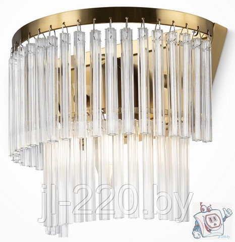 Светильник настенный (бра) Maytoni Neoclassic Colonne MOD093WL-01BS, IP20, латунь, прозрачный