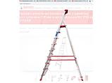 Лестница-стремянка алюм. проф. 195 см 9 ступ. 10,4кг NV3118 Новая Высота, фото 2