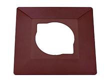 Рамка 1-местная декоративная шоколадная BYLECTRICA