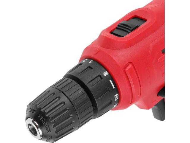 Дрель-шуруповерт WORTEX LX DR 1025 D в кор. 400 Вт, 30 Нм, 2 скор., БЗП 0.8-10 мм, 4 м шнур - фото 3 - id-p240764618