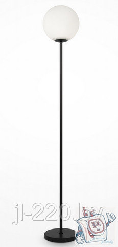 Светильник напольный (торшер) Maytoni Modern Ring MOD013FL-01B, IP20, черный, белый