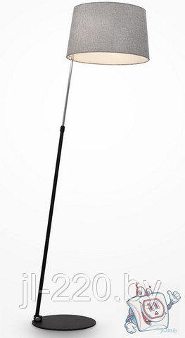 Светильник напольный (торшер) Maytoni Modern Bergamo MOD613FL-01B, IP20, черный, серый