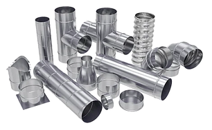 Круглые воздуховоды и фасонные элементы