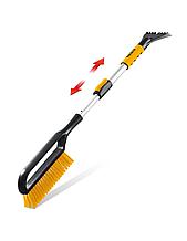 STAYER телескопическая щётка с поворотной головой от снега автомобильная, 805-1065 мм (61048)