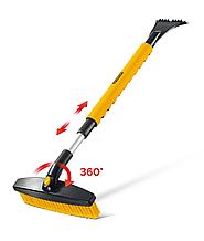 STAYER телескопическая щётка от снега со скребком автомобильная, 775-1000 мм (61046)