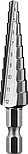ЗУБР 4-12 мм, 9 ступеней, сталь Р6М5, ступенчатое сверло, Профессионал (29670-4-12-9), фото 3