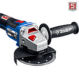 ЗУБР Т7, 20 В, 125 мм, без АКБ, бесщеточная УШМ, Профессионал (AB-125), фото 9