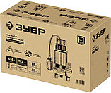 ЗУБР 450 Вт, фекальный насос с режущим механизмом (НПФ-450-Р), фото 2