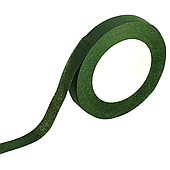 Тейп-лента для цветов 1,2 см*23 м, темно-зеленый