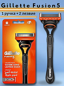 Бритва Gillette Fusion5, 2 сменных лезвия, мужская