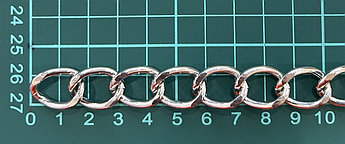 Цепочка металлическая 27# никель