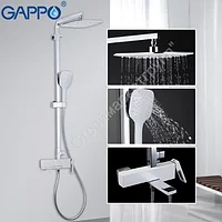 Душевая система Gappo G2417-8 белый/хром