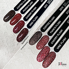 Гель-лак Coffee,Punch,Cherry,Vine- flash NailPassion, 10мл