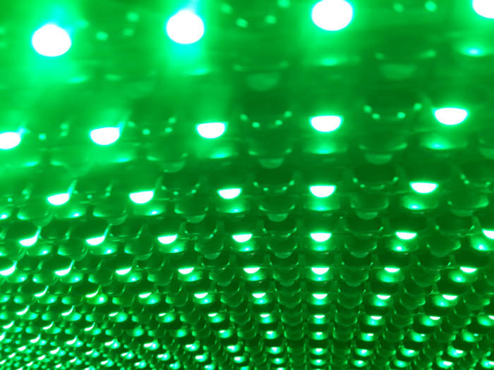 Сверхяркая Светодиодная LED табло Бегущая строка Зеленая 960х160мм