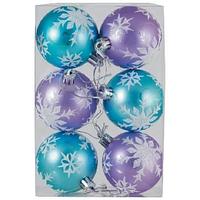 ВОЛШЕБНАЯ СТРАНА Набор шаров SYCB17-318 6шт. 8см 003329