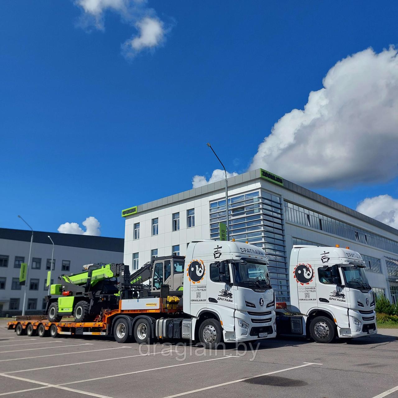 Трал для перевозки телескопического погрузчика