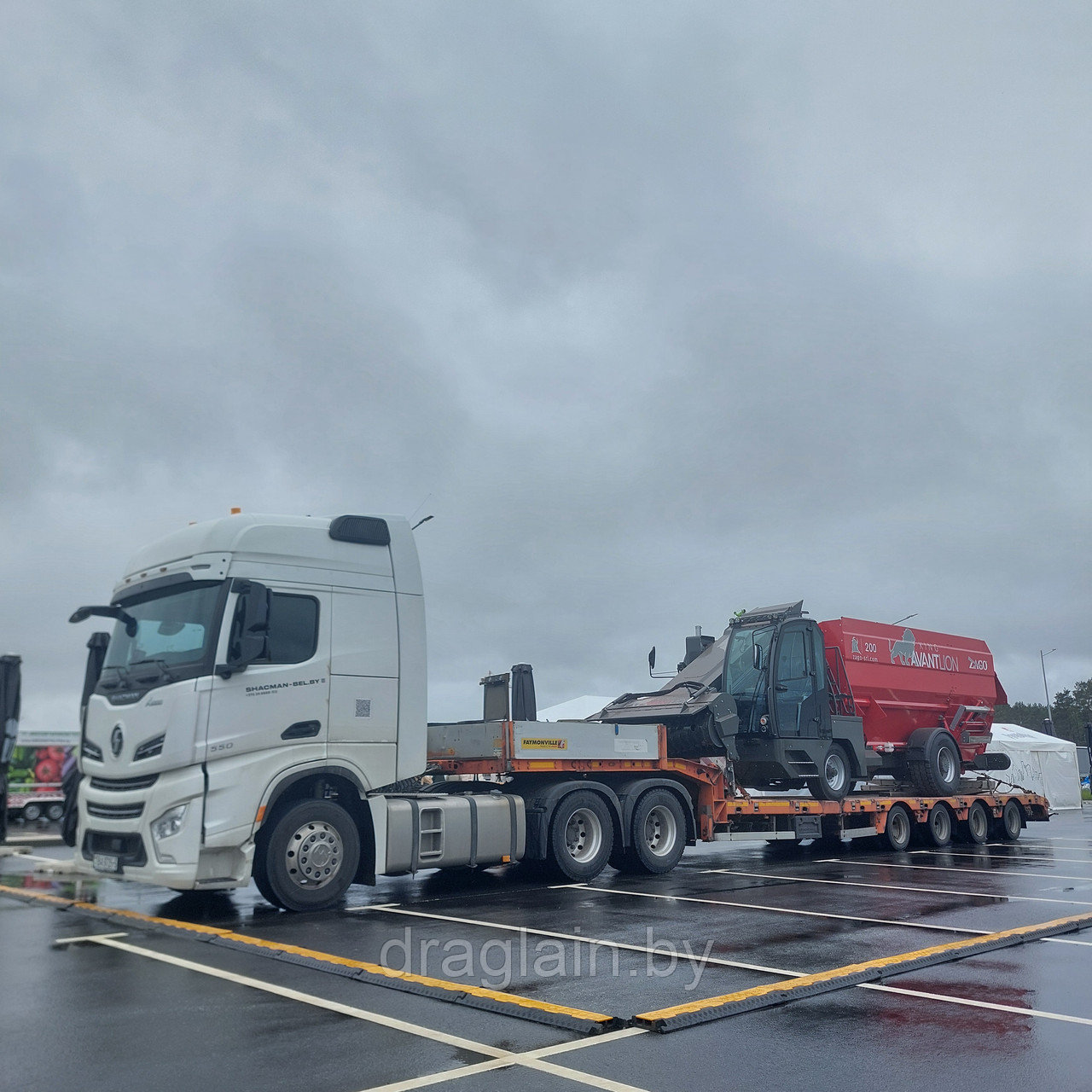 Трал для перевозки техники