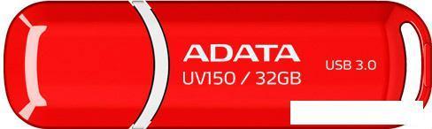 USB Flash A-Data DashDrive UV150 Red 32GB (AUV150-32G-RRD), фото 2