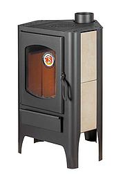 Печь-камин БАВАРИЯ ЭКО УГЛОВАЯ с плитой