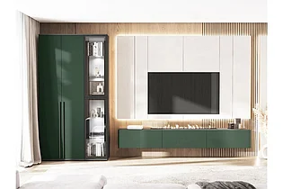 Гостиная Норд  Графит  / Изумруд