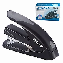 Степлер ЭНЕРГОСБЕРЕГАЮЩИЙ  KW-trio "Soft-touch" №24/6,24/8,26/6,26/8, черный, до 40 л