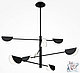 Люстра потолочная Maytoni Modern Mollis MOD126PL-08B, IP20, черный, фото 2