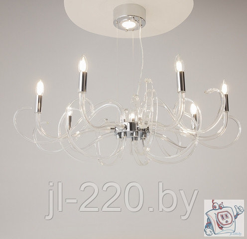 Люстра потолочная Maytoni Modern Atlanta MOD051PL-07TR, IP20, прозрачный